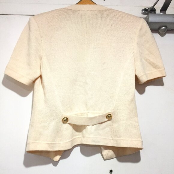 ST. JOHN BASICS SHORT SLEEVE SWEATER JACKETS SIZE S - Picture 5 of 7